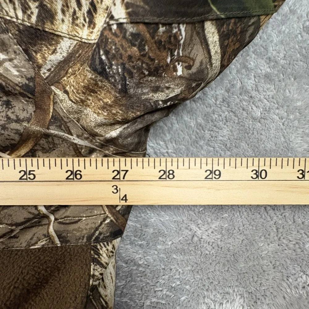 Drake Men's XL Hunting Realtree Camo 1/4 Zip Fleece Pullover Jacket SEE DESCRIPT - Picture 13 of 16